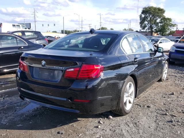 WBAXH5C59CDW05995 - 2012 BMW 528 XI BLACK photo 4