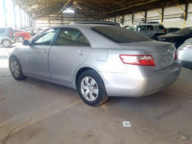 4T1BE46K07U030107 - 2007 TOYOTA CAMRY NEW SILVER photo 3
