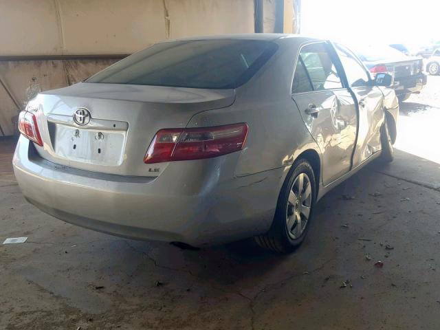 4T1BE46K07U030107 - 2007 TOYOTA CAMRY NEW SILVER photo 4