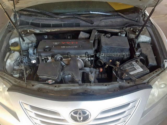 4T1BE46K07U030107 - 2007 TOYOTA CAMRY NEW SILVER photo 7