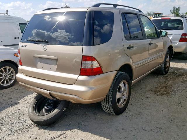 4JGAB57E83A406437 - 2003 MERCEDES-BENZ ML 350 GOLD photo 4