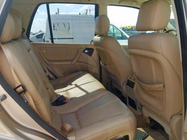 4JGAB57E83A406437 - 2003 MERCEDES-BENZ ML 350 GOLD photo 6