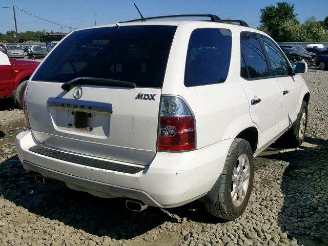 2HNYD18654H562199 - 2004 ACURA MDX TOURIN WHITE photo 4