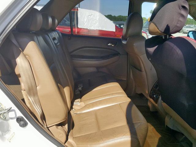 2HNYD18654H562199 - 2004 ACURA MDX TOURIN WHITE photo 6