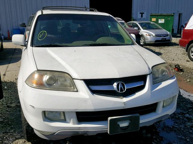 2HNYD18654H562199 - 2004 ACURA MDX TOURIN WHITE photo 9