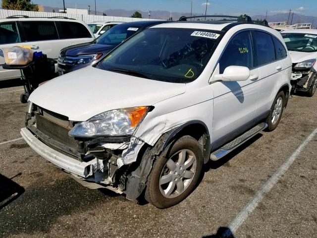 JHLRE387X8C013699 - 2008 HONDA CR-V EXL WHITE photo 2