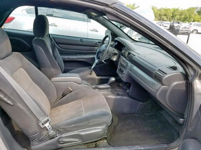 1C3EL75R96N258191 - 2006 CHRYSLER SEBRING GT SILVER photo 5