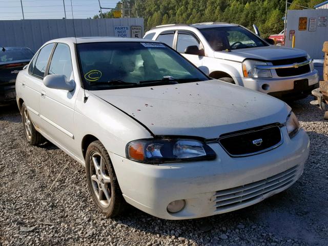 3N1BB51D21L108130 - 2001 NISSAN SENTRA SE WHITE photo 1