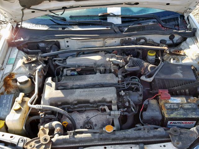 3N1BB51D21L108130 - 2001 NISSAN SENTRA SE WHITE photo 7