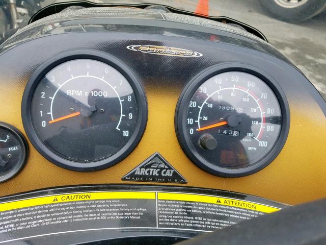 4UF04SNW14T105415 - 2004 ARCTIC CAT ARTIC CAT Черный фото 8