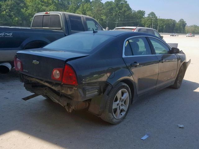 1G1ZB5EB0AF176577 - 2010 CHEVROLET MALIBU LS BLACK photo 4