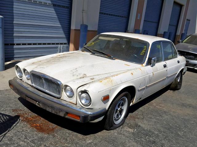 SAJAV1349GC447768 - 1986 JAGUAR XJ6 WHITE photo 2