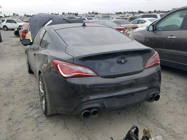 KMHHU6KJ8GU136973 - 2016 HYUNDAI GENESIS CO BLACK photo 3