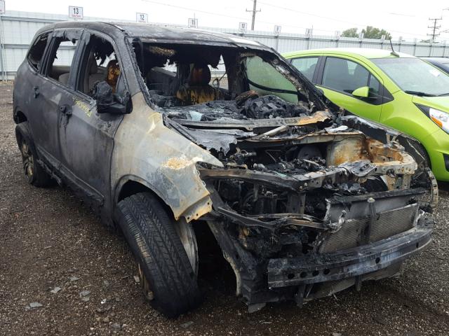 5FNYF6H17HB068178 - 2017 HONDA PILOT LX BURN photo 1