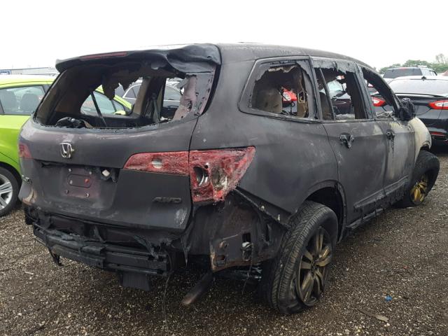 5FNYF6H17HB068178 - 2017 HONDA PILOT LX BURN photo 4