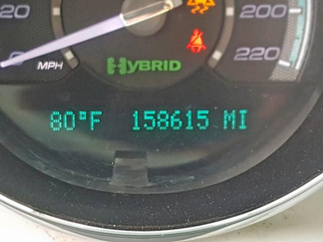 1G1ZF57589F115811 - 2009 CHEVROLET MALIBU HYB 黑色 照片 8