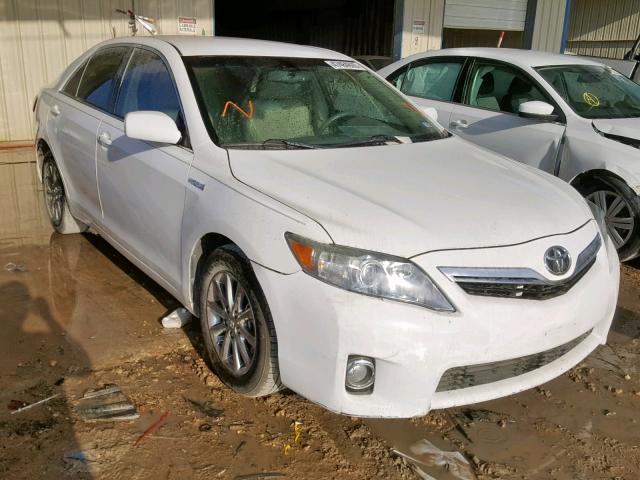 4T1BB3EK1BU129399 - 2011 TOYOTA CAMRY HYBR WHITE photo 1