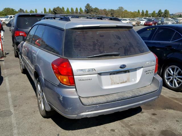 4S4BP63CX76311337 - 2007 SUBARU LEGACY OUT SILVER photo 3