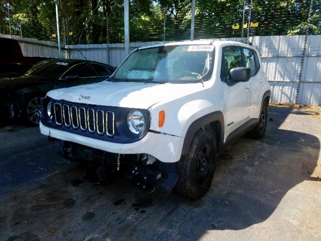ZACCJAAB5HPG16699 - 2017 JEEP RENEGADE S 白色 照片 2