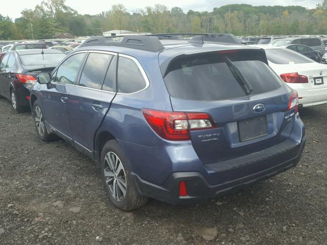 4S4BSENC0J3371593 - 2018 SUBARU OUTBACK 3. BLUE photo 3