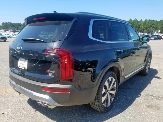 5XYP64HC9LG004615 - 2020 KIA TELLURIDE BLACK photo 4