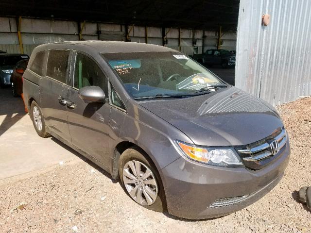 5FNRL5H37GB015522 - 2016 HONDA ODYSSEY SE GRAY photo 1