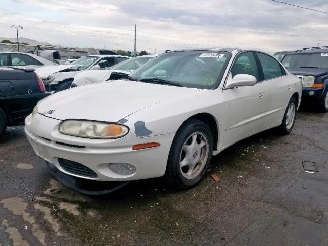 1G3GS64C814109736 - 2001 OLDSMOBILE AURORA 4.0 WHITE photo 2