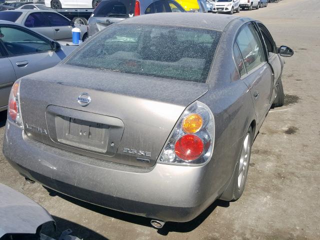 1N4BL11D84C191619 - 2004 NISSAN ALTIMA SE TAN photo 4