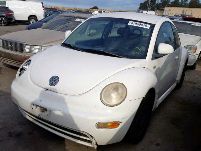 3VWBC21C7XM452181 - 1999 VOLKSWAGEN NEW BEETLE თეთრი ფოტო 2