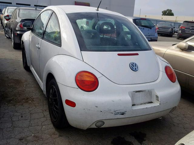 3VWBC21C7XM452181 - 1999 VOLKSWAGEN NEW BEETLE თეთრი ფოტო 3