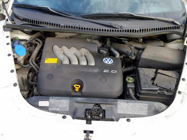 3VWBC21C7XM452181 - 1999 VOLKSWAGEN NEW BEETLE თეთრი ფოტო 7