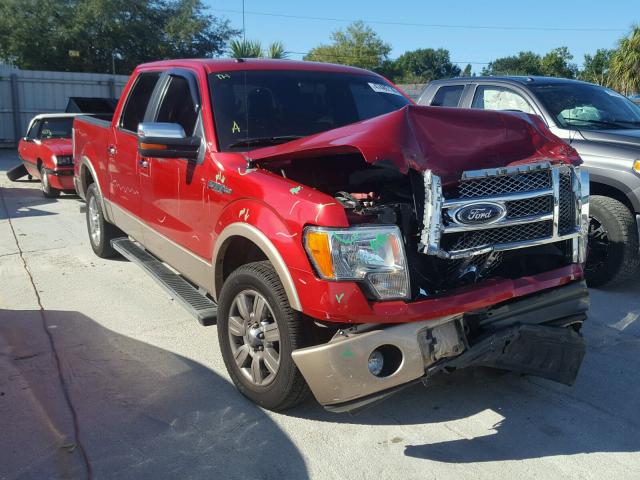 1FTFW1CF3BFD22419 - 2011 FORD F150 SUPER RED photo 1