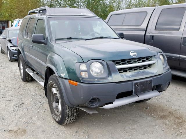 5N1ED28Y72C567979 - 2002 NISSAN XTERRA XE GREEN photo 1