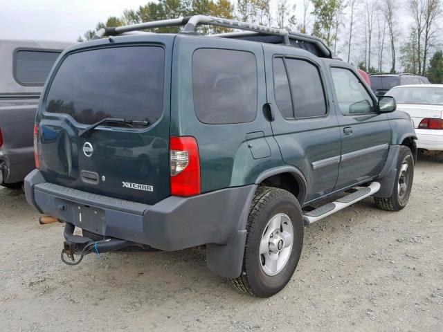 5N1ED28Y72C567979 - 2002 NISSAN XTERRA XE GREEN photo 4