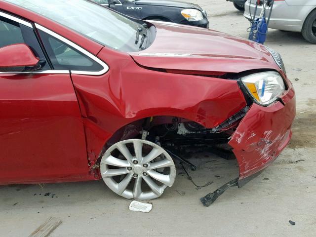 1G4PR5SK3E4216856 - 2014 BUICK VERANO CON RED photo 9