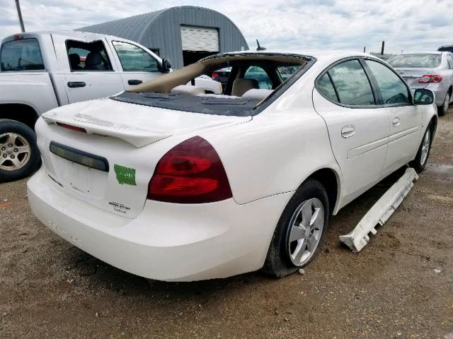 2G2WP552471228289 - 2007 PONTIAC GRAND PRIX WHITE photo 4
