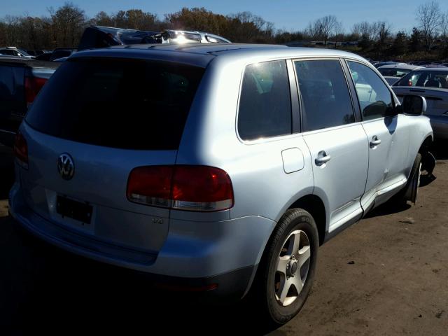 WVGBG77L95D015055 - 2005 VOLKSWAGEN TOUAREG 3. SILVER photo 4