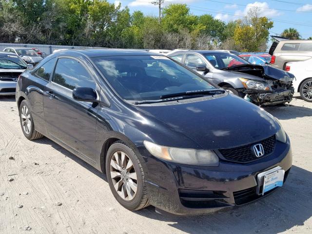 2HGFG12979H533593 - 2009 HONDA CIVIC EXL BLACK photo 1