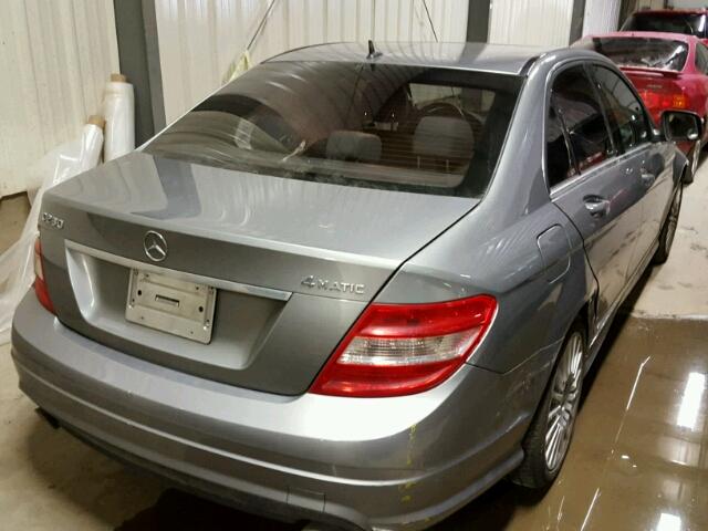 WDDGF85X58F174484 - 2008 MERCEDES-BENZ C 230 4MAT GRAY photo 4