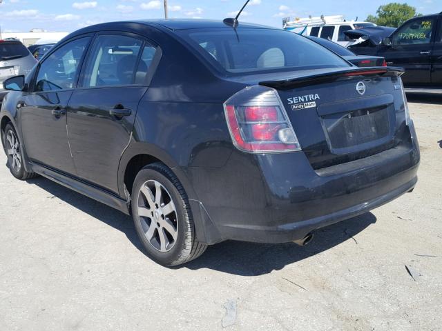 3N1AB6AP4BL721539 - 2011 NISSAN SENTRA 2.0 BLACK photo 3