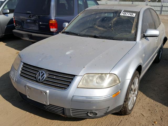 WVWPD63B33P259404 - 2003 VOLKSWAGEN PASSAT GLS SILVER photo 2