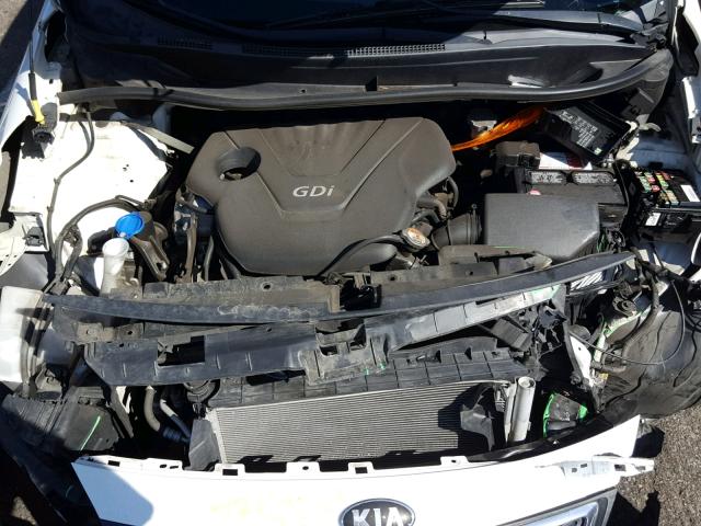 KNADN4A38D6164468 - 2013 KIA RIO EX WHITE photo 7