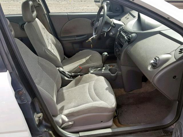 1G8AG52F95Z139734 - 2005 SATURN ION LEVEL WHITE photo 5