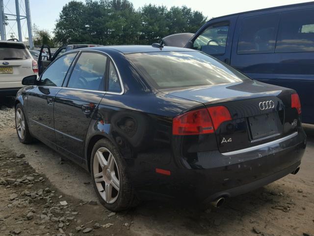 WAUDF68E65A515568 - 2005 AUDI A4 2.0T QU BLACK photo 3