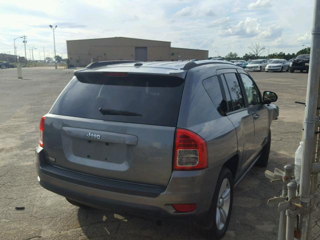 1C4NJCBB4CD610306 - 2012 JEEP COMPASS SP GRAY photo 4