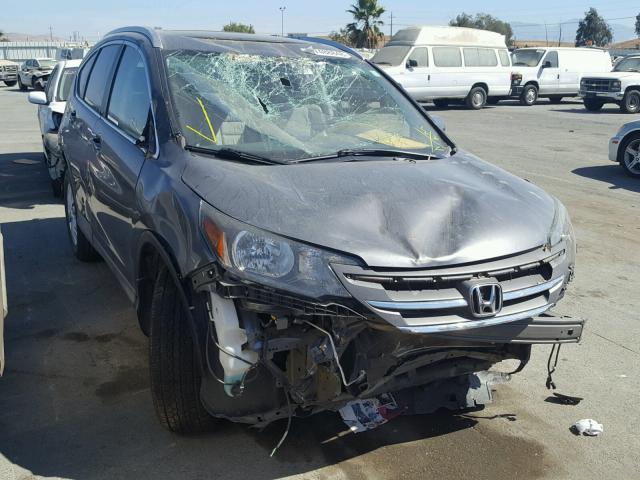 2HKRM4H76DH680399 - 2013 HONDA CR-V EXL CHARCOAL photo 1