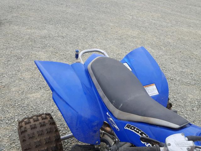 JY4AJ20Y37C034718 - 2007 YAMAHA YFZ450 BLUE photo 6