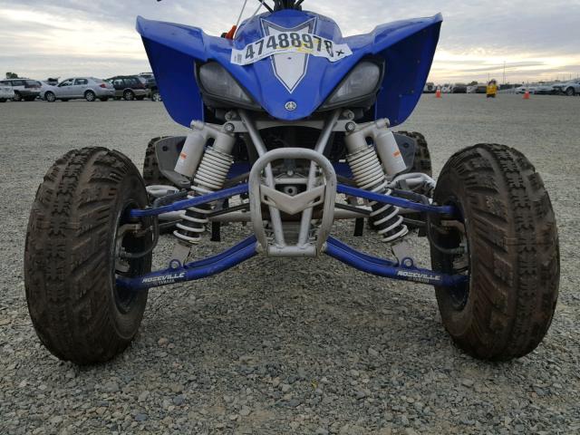 JY4AJ20Y37C034718 - 2007 YAMAHA YFZ450 BLUE photo 9