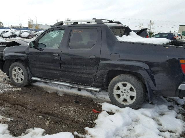 2HJYK16507H002662 - 2007 HONDA RIDGELINE BLACK photo 3