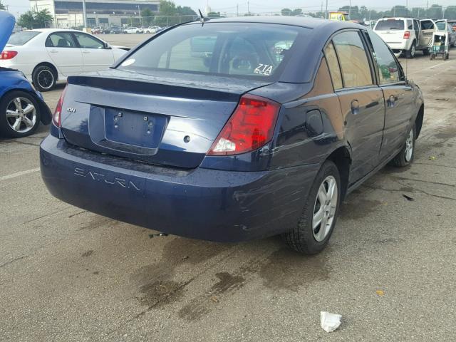 1G8AZ55F47Z150892 - 2007 SATURN ION LEVEL BLUE photo 4